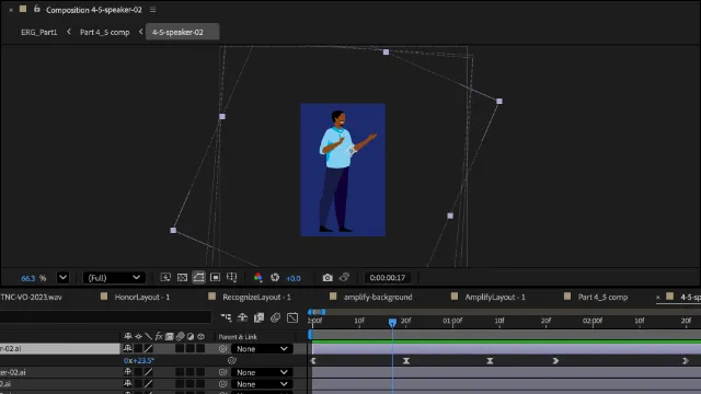 process image showing a rigged character in After Effects